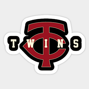 Minnesota Twins 3 by Buck Tee Sticker